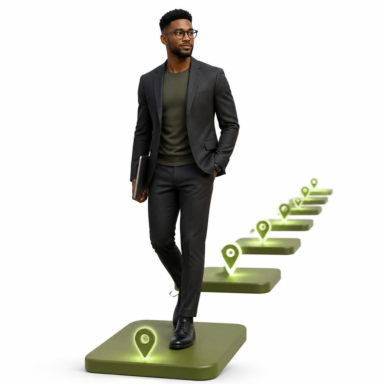 Ecommerce specialist moving through the stages of an ecommerce customer journey